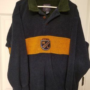 Vintage Color Block Muskoka Lakes Fleece Pullover